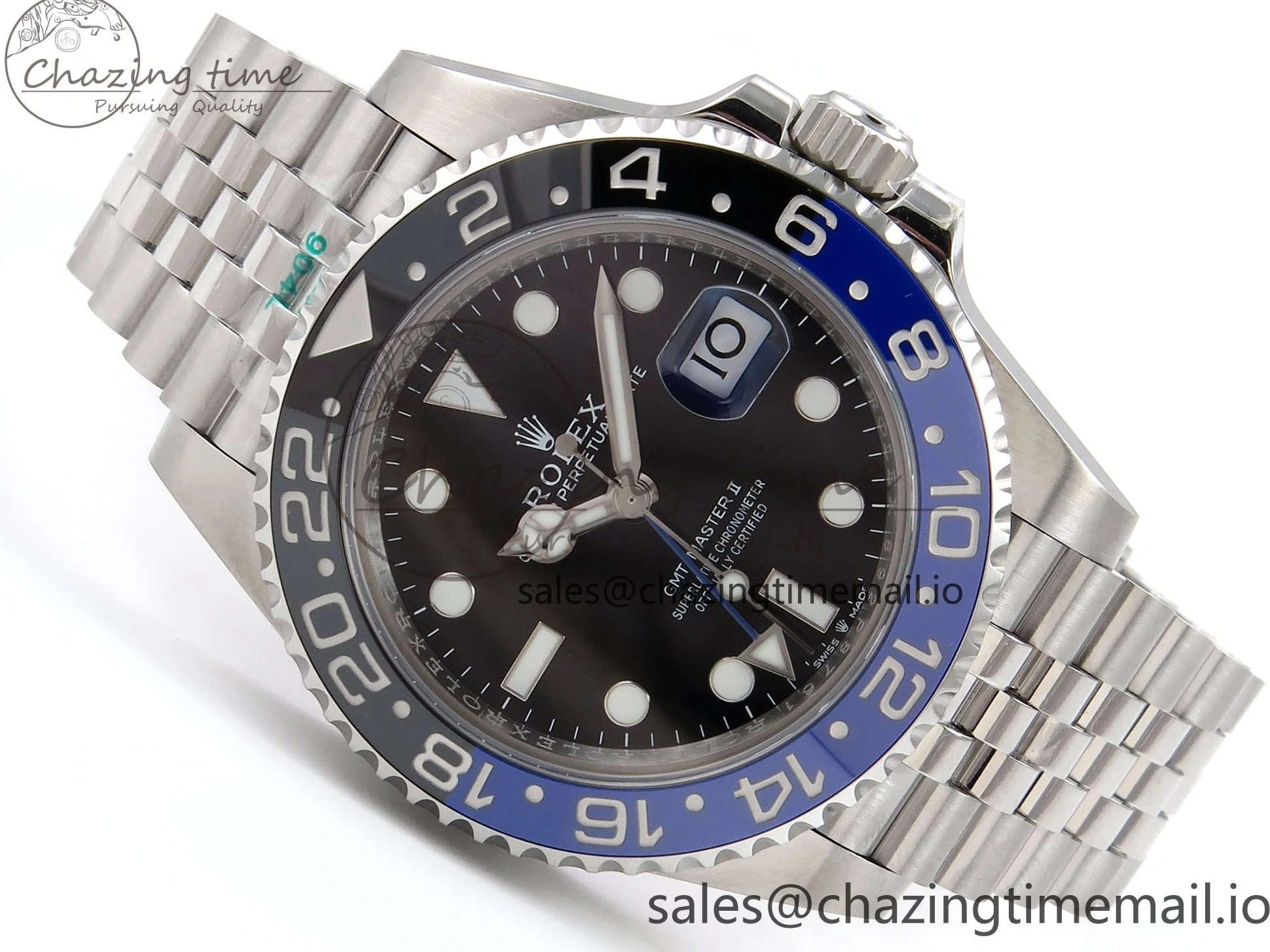 MiroTime 1220 GMT-Master II 126710 BLNR ZF 1:1 Best Edition on Jubilee Bracelet SH ComfortFit 962